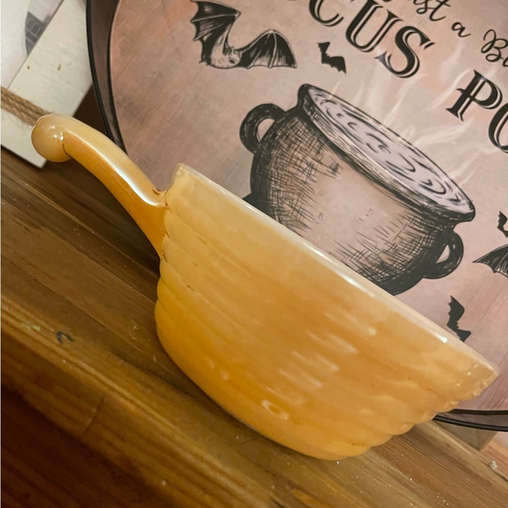 Vintage Fire King Bowl w Handle